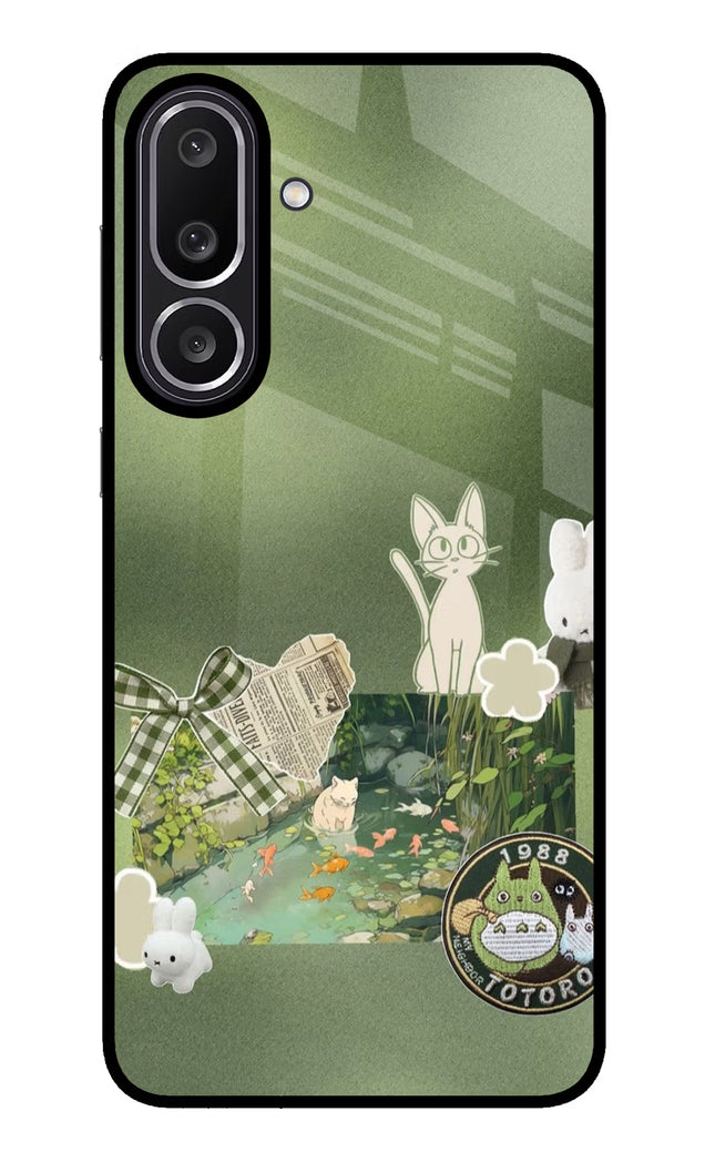 Aesthetic anime Samsung M56 5G Glass Case