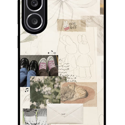 Soft Aesthetic Samsung M56 5G Glass Case