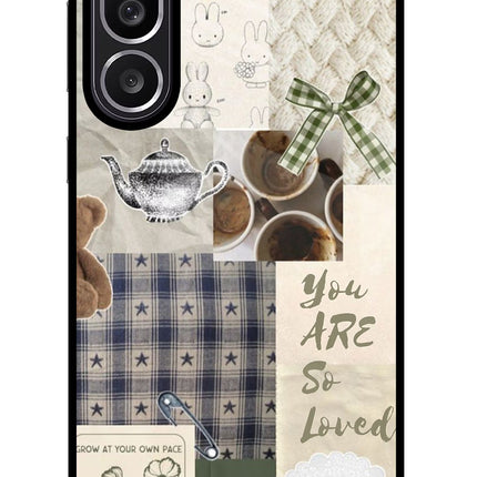 Cookie Samsung M56 5G Glass Case Back Cover by Casekaro