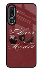 Velvet Cherry Samsung M56 5G Glass Case
