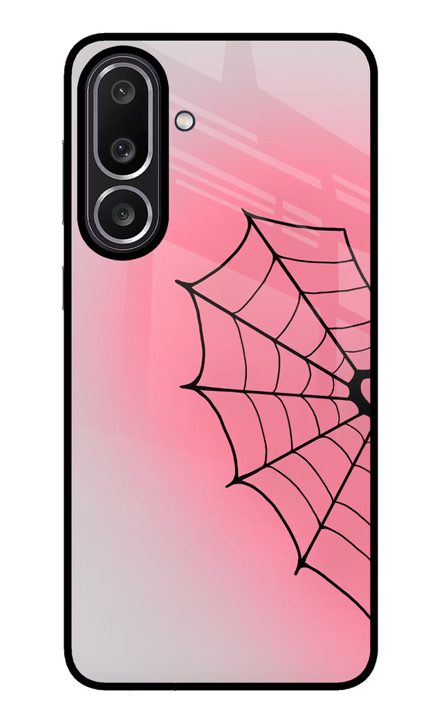 Pink Web Samsung M56 5G Glass Case