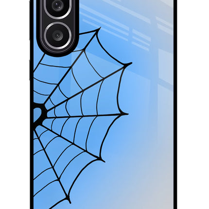 Blue Web Samsung M56 5G Glass Case