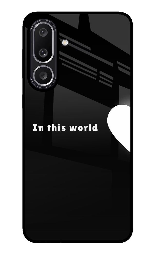 This World Samsung M56 5G Glass Case