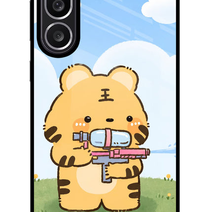 Tiger Treat Samsung M56 5G Glass Case