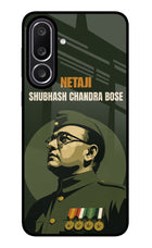 Netaji Legacy Samsung M56 5G Glass Case Back Cover by Casekaro