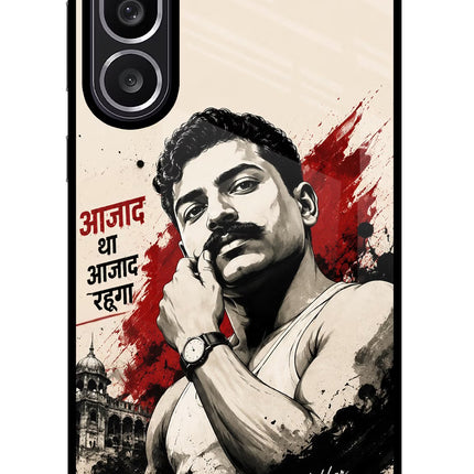 Chandrashekhar Azad Fearless Samsung M56 5G Glass Case