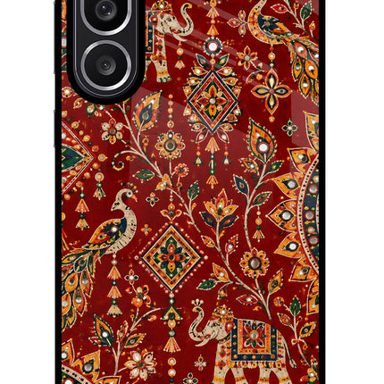 Laal Riwaaz Samsung M56 5G Glass Case