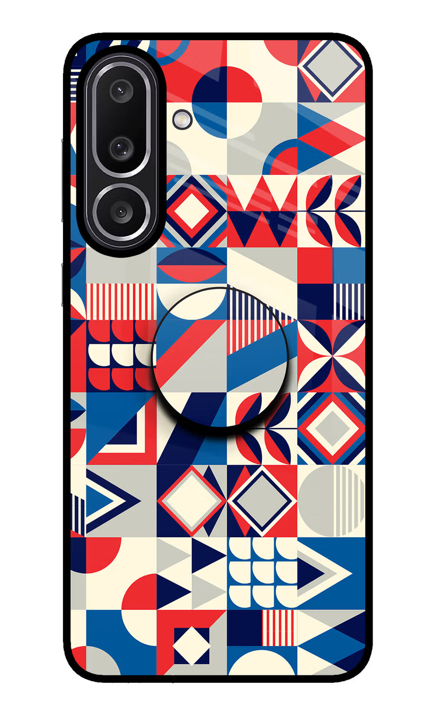Colorful Pattern Samsung M56 5G Pop Case, Glass case