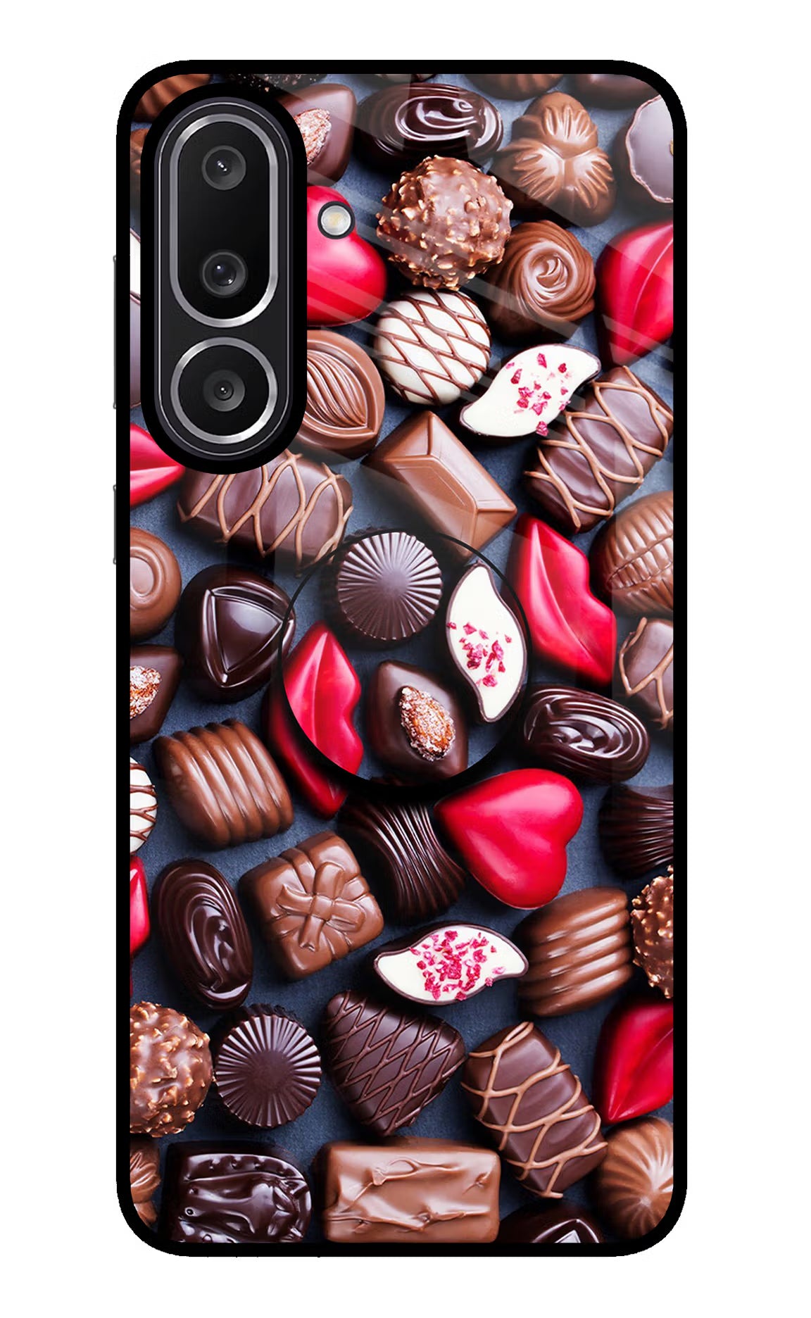 Chocolates Samsung M56 5G Pop Case by Casekaro