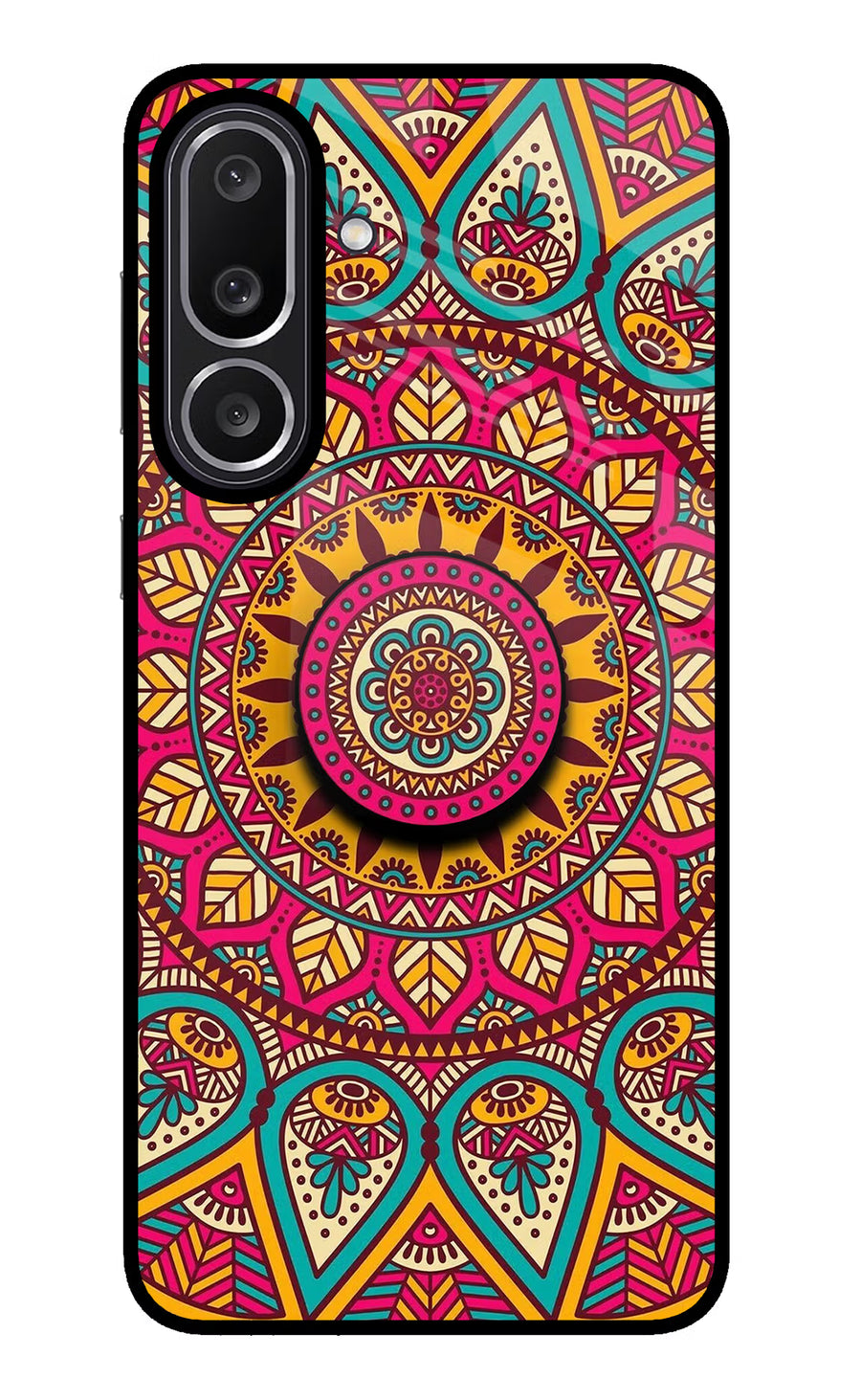 Mandala Samsung M56 5G Pop Case, Glass case
