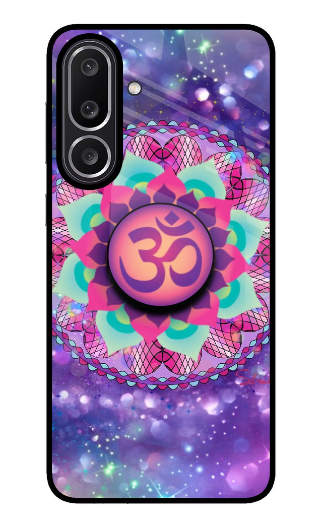 Om Purple Samsung M56 5G Pop Case by Casekaro