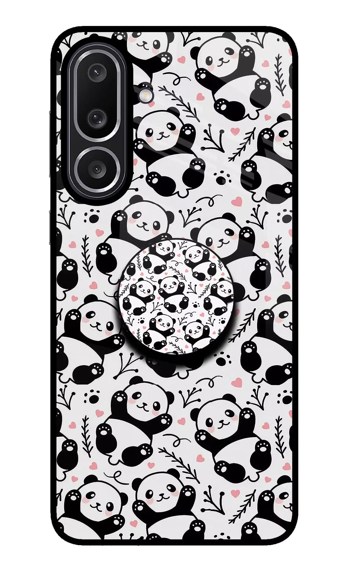 Cute Panda Samsung M56 5G Pop Case by Casekaro
