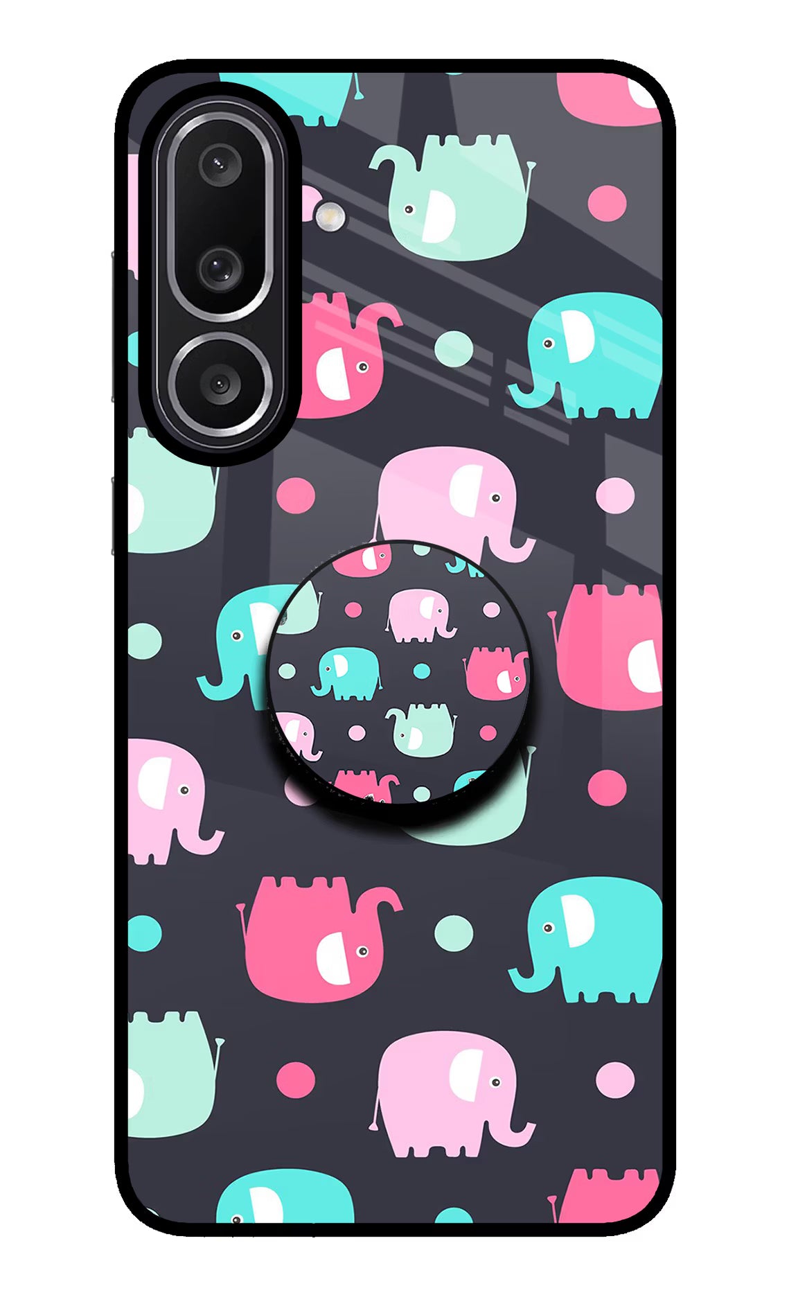 Baby Elephants Samsung M56 5G Pop Case by Casekaro