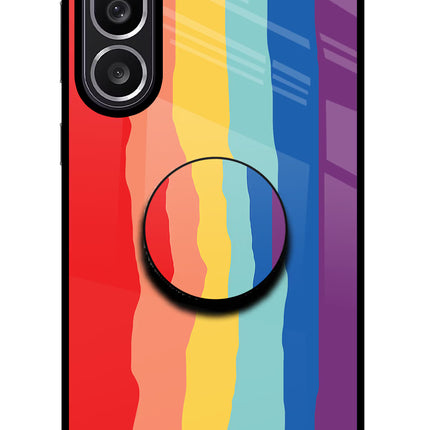 Rainbow Samsung M56 5G Pop Case by Casekaro