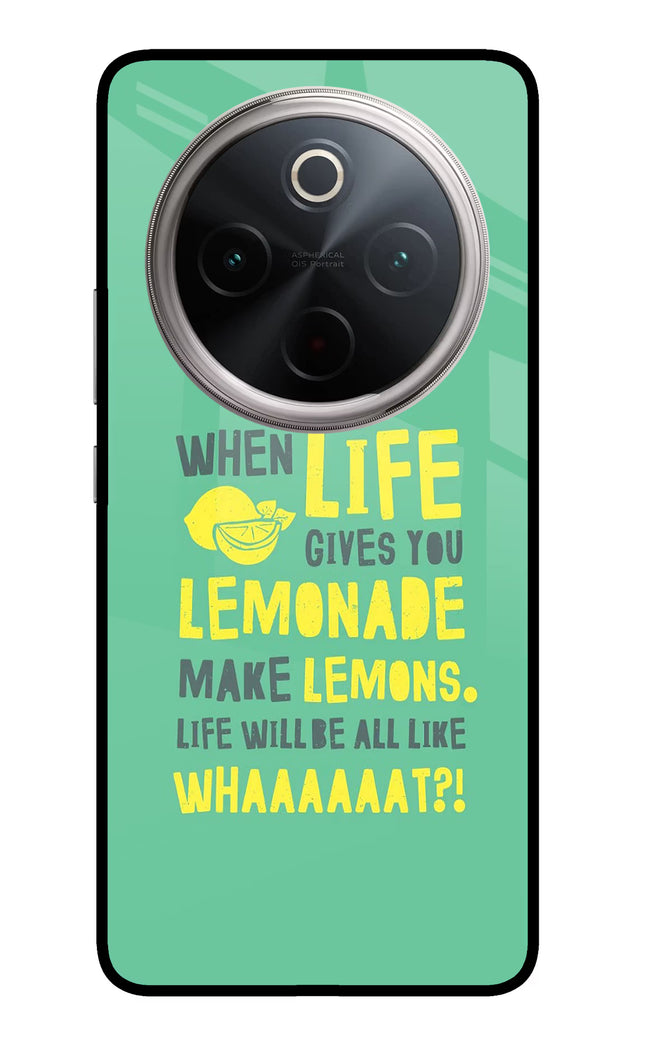 Quote Vivo T4 5G Glass Case Back Cover by Casekaro