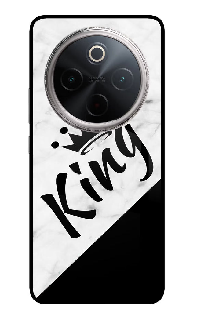 King Vivo T4 5G Glass Case Back Cover by Casekaro