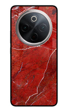 Red Marble Design Vivo T4 5G Glass Case