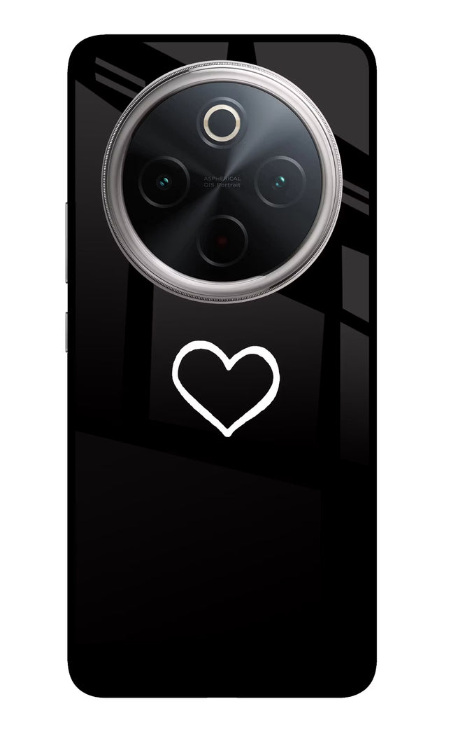 Heart Vivo T4 5G Glass Case Back Cover by Casekaro