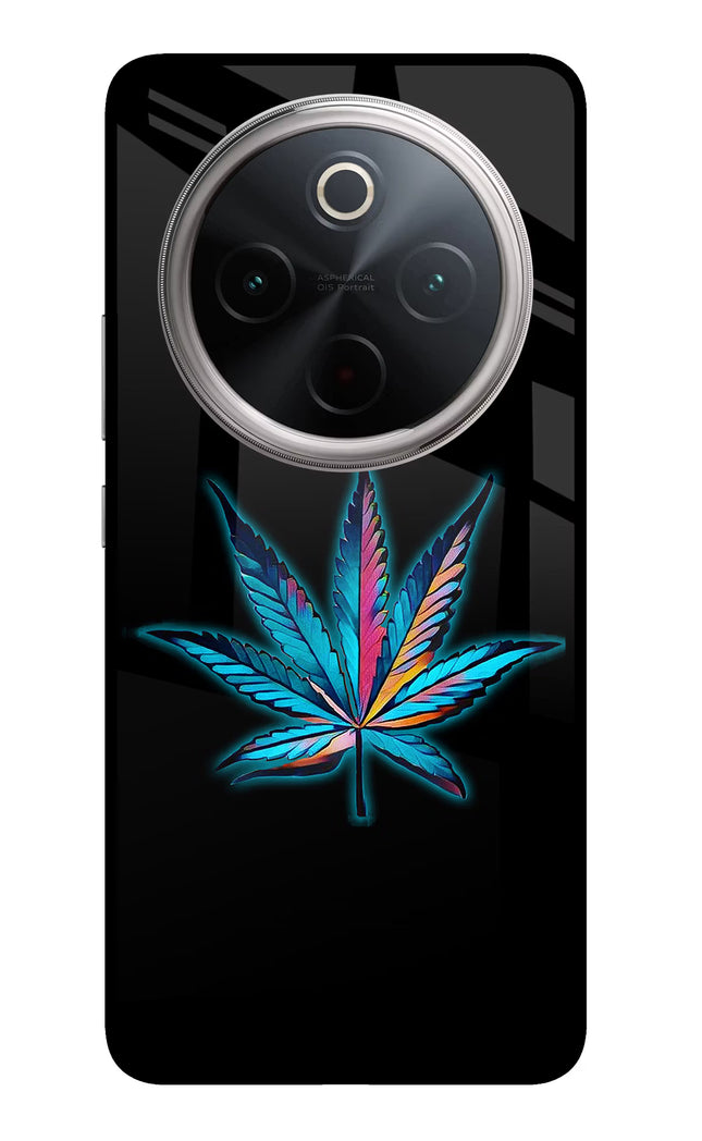 Weed Vivo T4 5G Glass Case Back Cover by Casekaro
