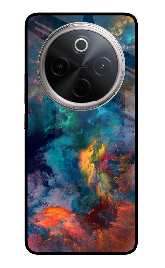 Artwork Paint Vivo T4 5G Glass Case Back Cover by Casekaro