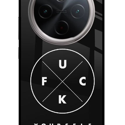 Go Fuck Yourself Vivo T4 5G Glass Case Back Cover by Casekaro