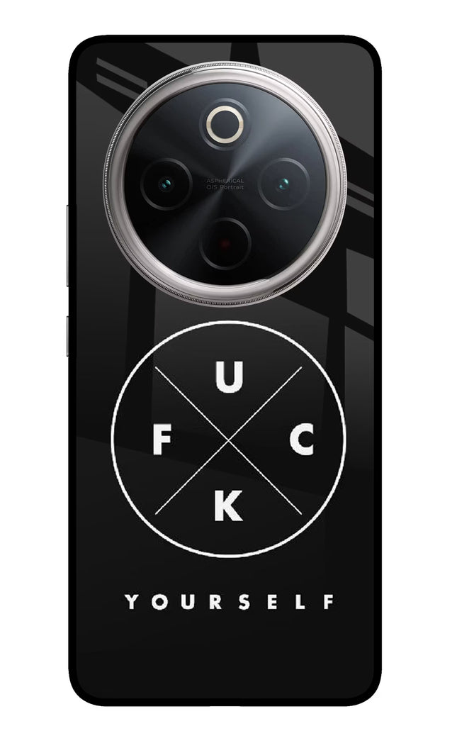 Go Fuck Yourself Vivo T4 5G Glass Case Back Cover by Casekaro