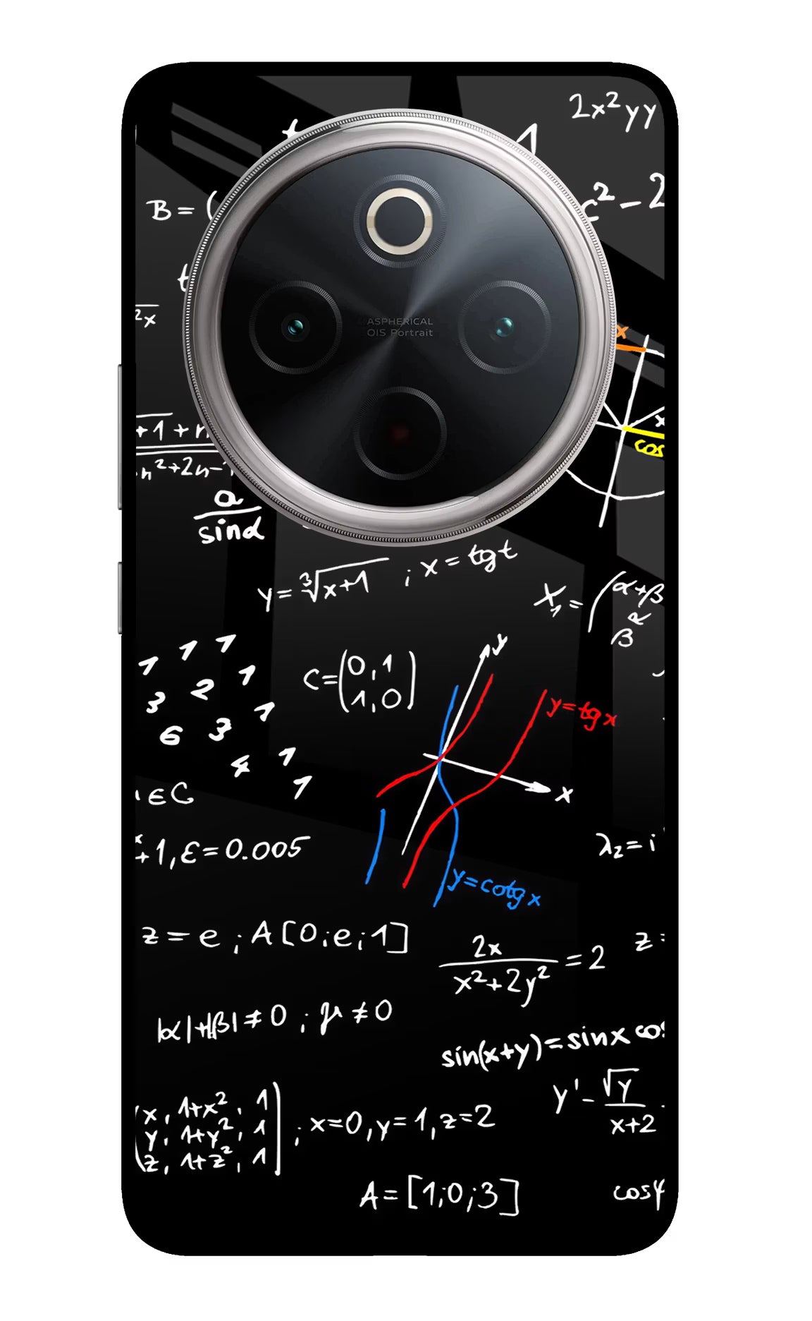 Mathematics Formula Vivo T4 5G Glass Case Back Cover by Casekaro