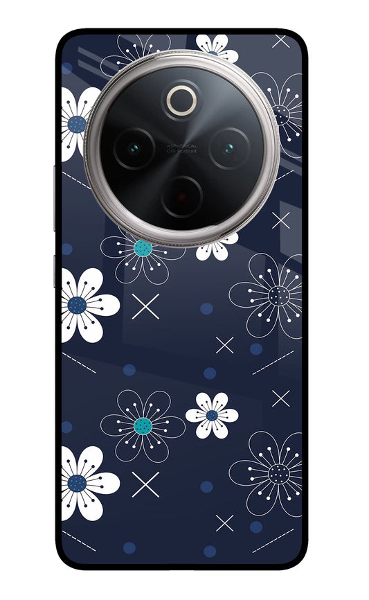 Flowers Vivo T4 5G Glass Case