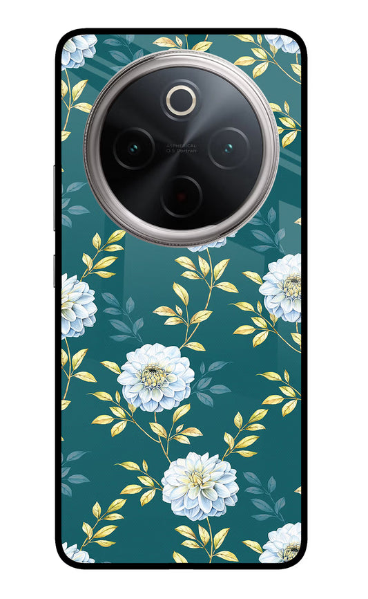Flowers Vivo T4 5G Glass Case
