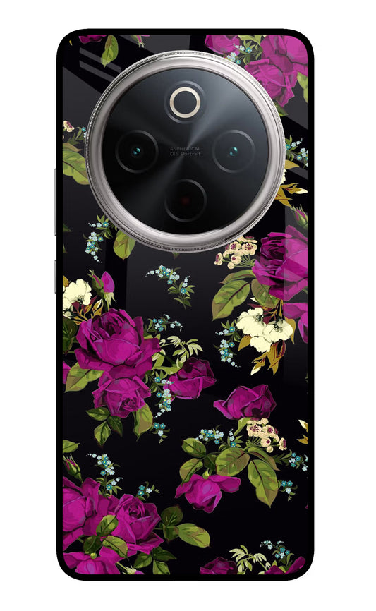 Flowers Vivo T4 5G Glass Case