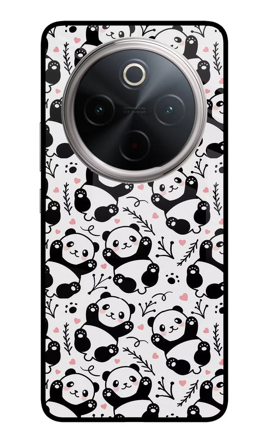 Cute Panda Vivo T4 5G Glass Case