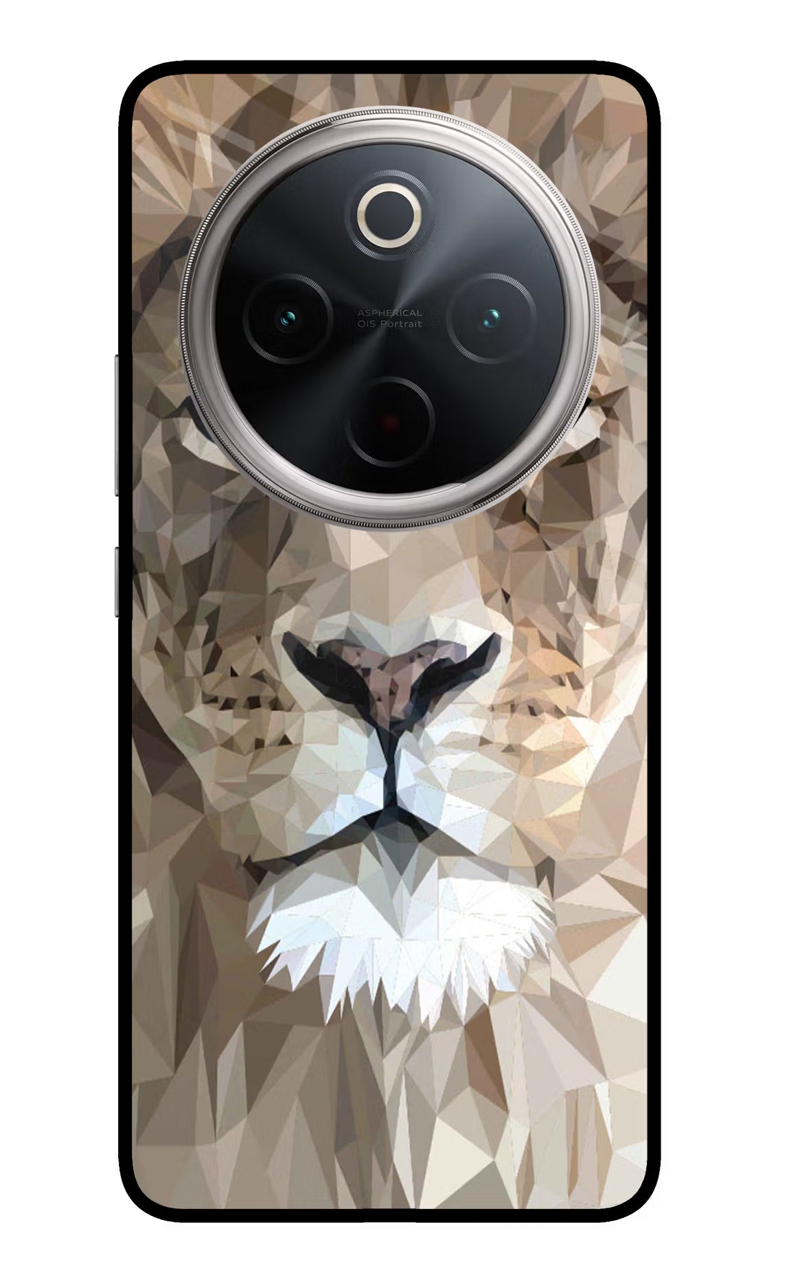 Lion Art Vivo T4 5G Glass Case Back Cover by Casekaro