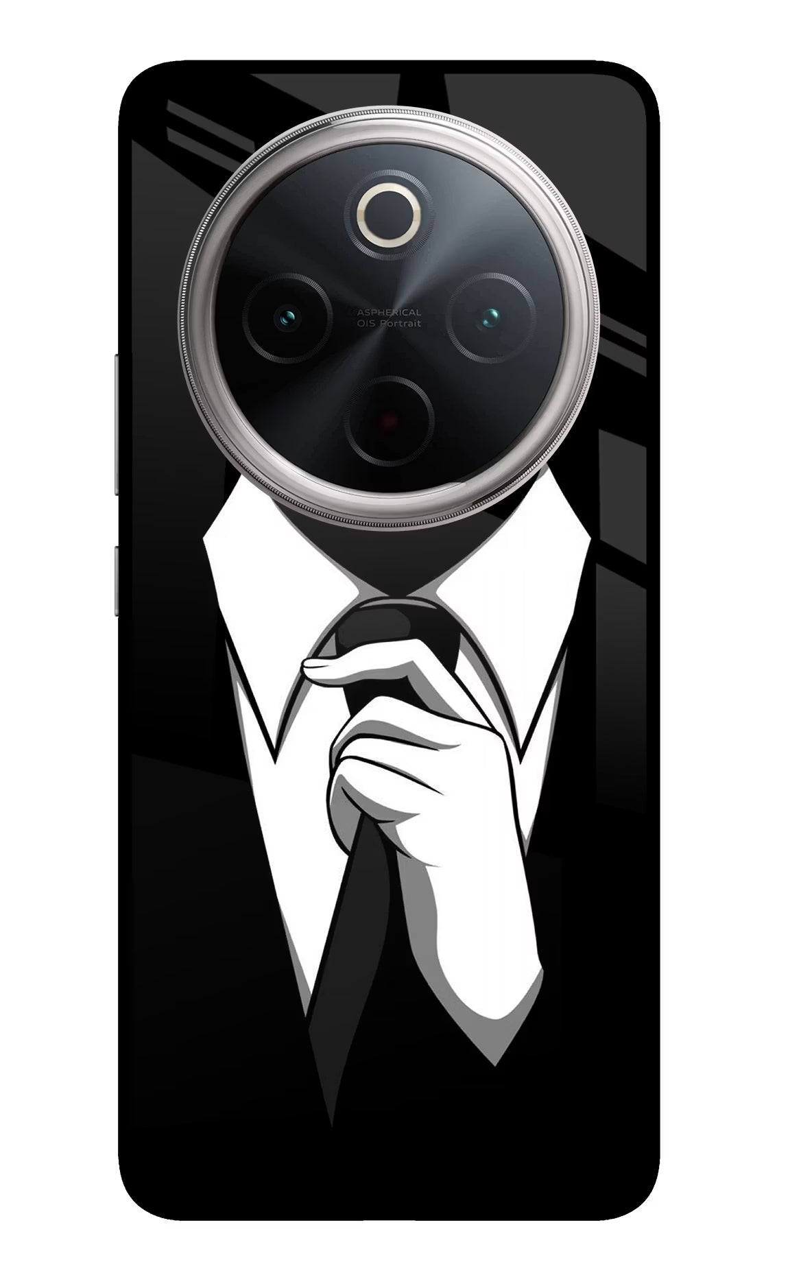 Black Tie Vivo T4 5G Glass Case