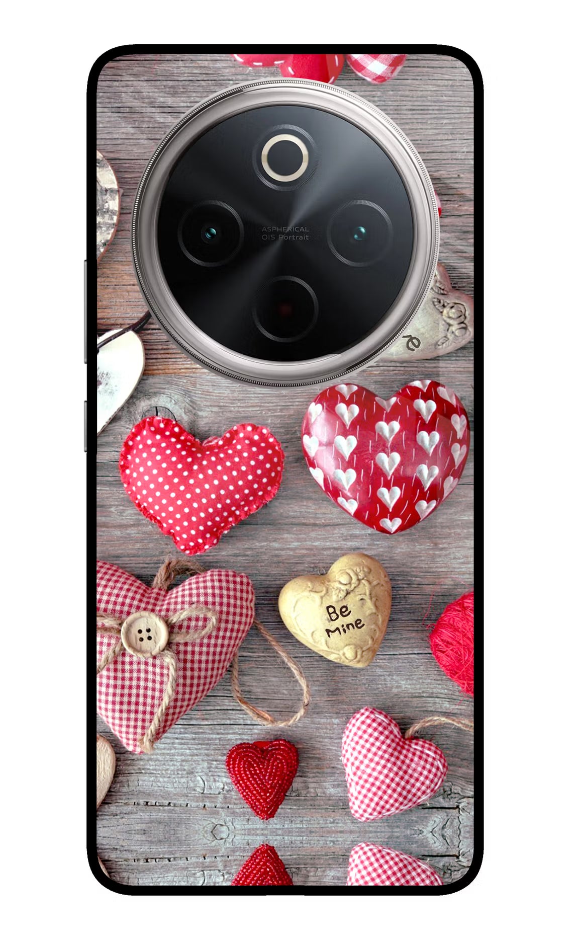 Love Wallpaper Vivo T4 5G Glass Case Back Cover by Casekaro