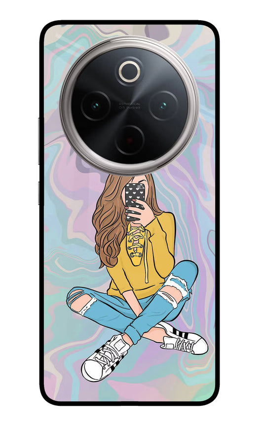 Selfie Girl Vivo T4 5G Glass Case