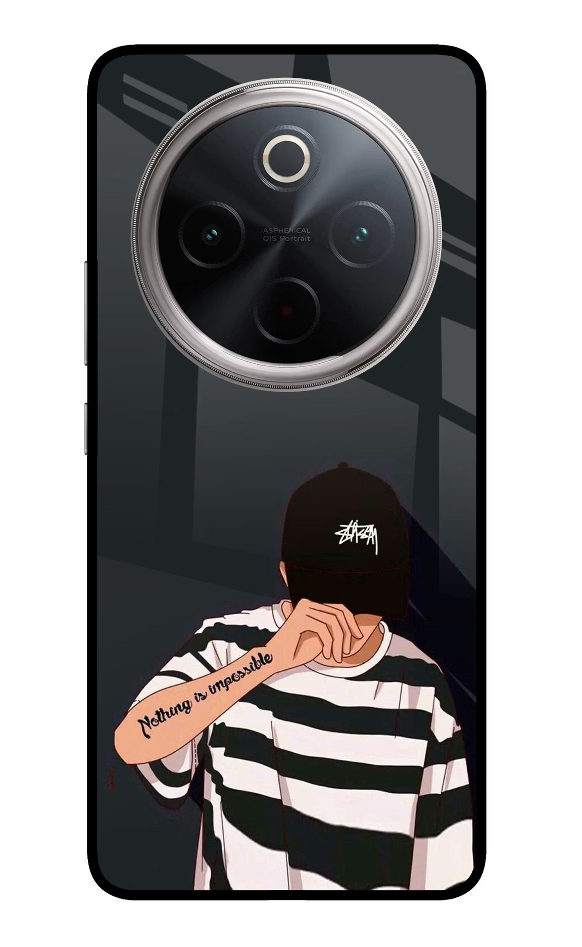 Aesthetic Boy Vivo T4 5G Glass Case