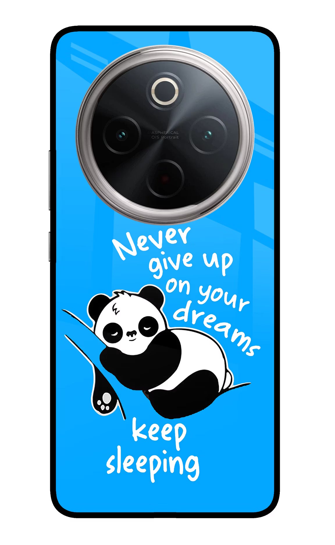 Keep Sleeping Vivo T4 5G Glass Case Back Cover by Casekaro
