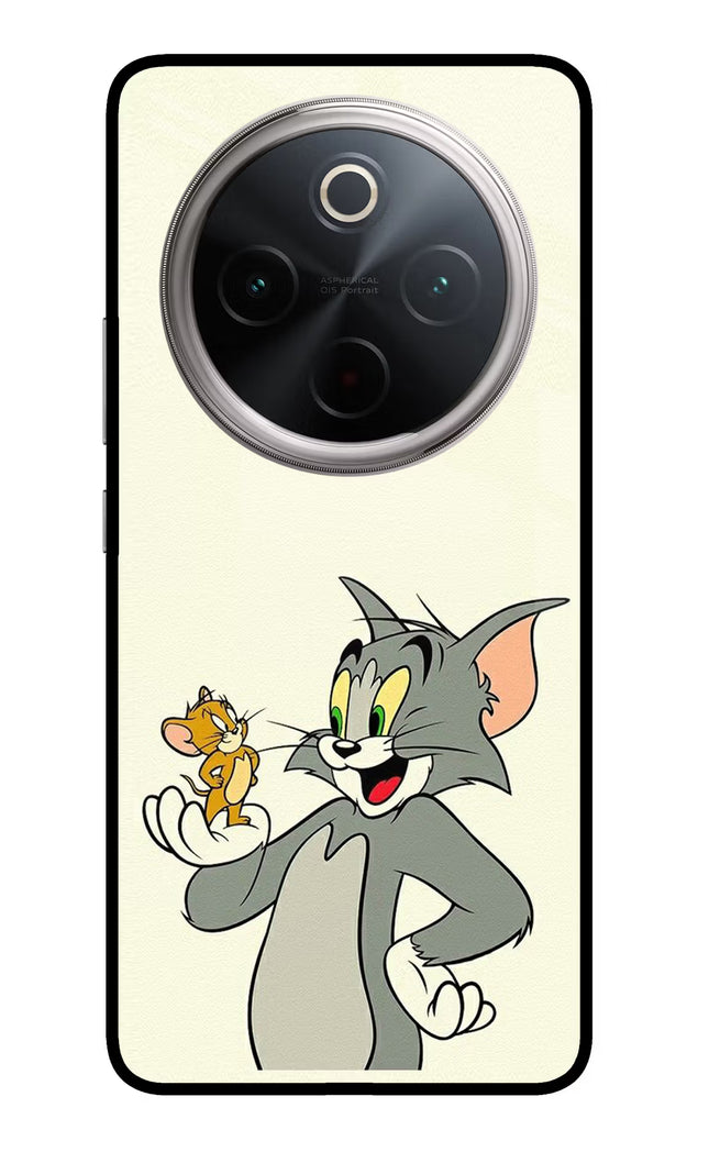 Tom & Jerry Vivo T4 5G Glass Case Back Cover by Casekaro