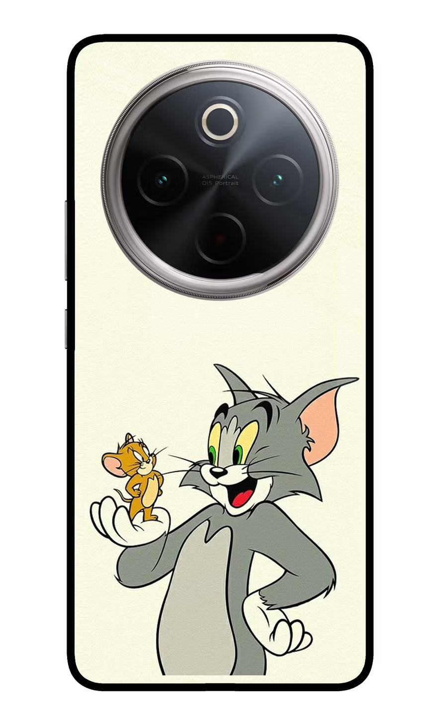Tom & Jerry Vivo T4 5G Back Cover, Glass case