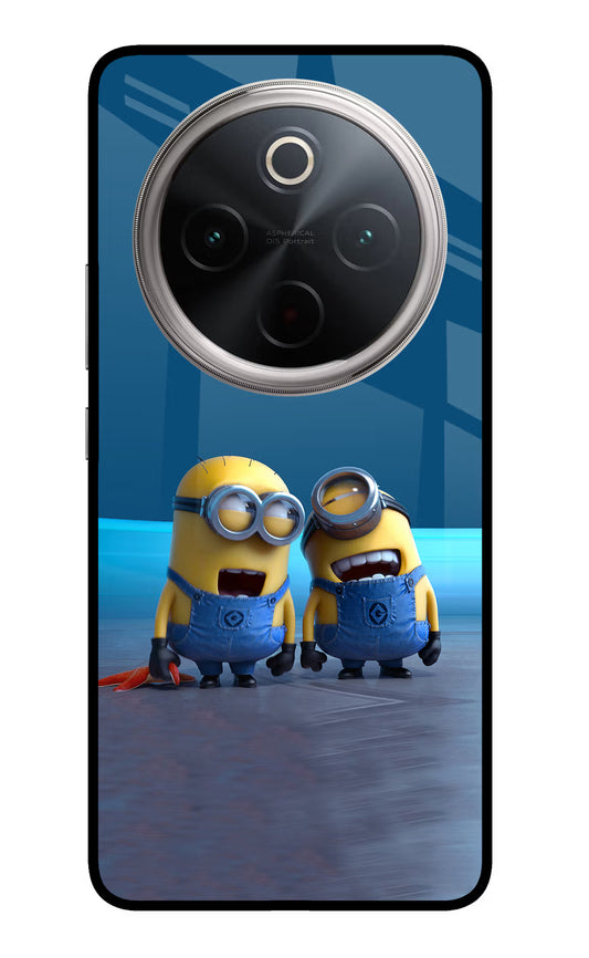 Minion Laughing Vivo T4 5G Glass Case