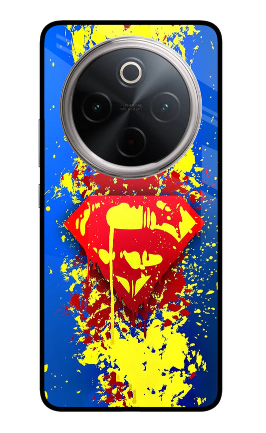 Superman logo Vivo T4 5G Glass Case