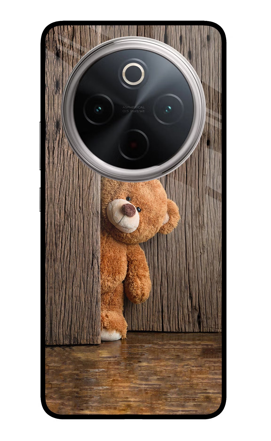 Teddy Wooden Vivo T4 5G Glass Case
