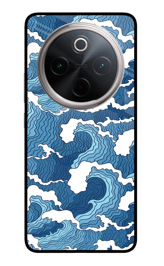 Blue Waves Vivo T4 5G Glass Case