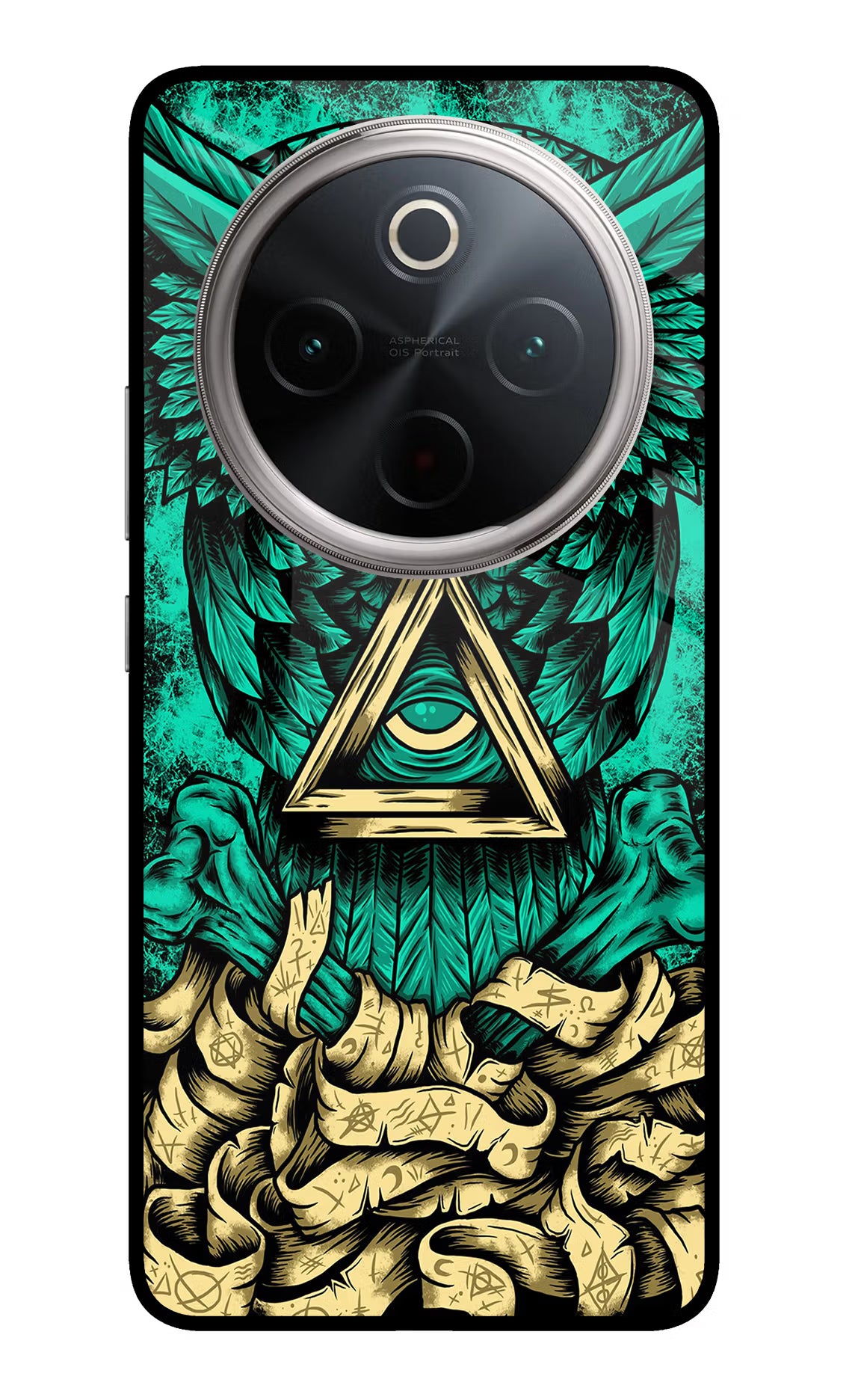 Green Owl Vivo T4 5G Glass Case