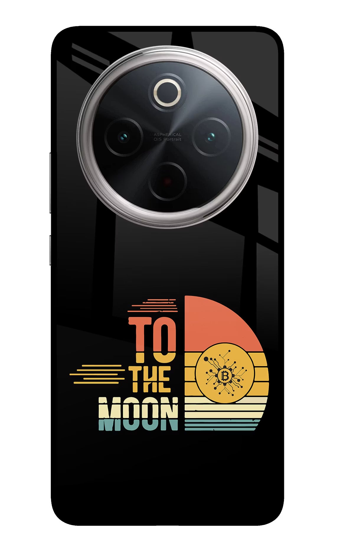 To the Moon Vivo T4 5G Glass Case Back Cover by Casekaro