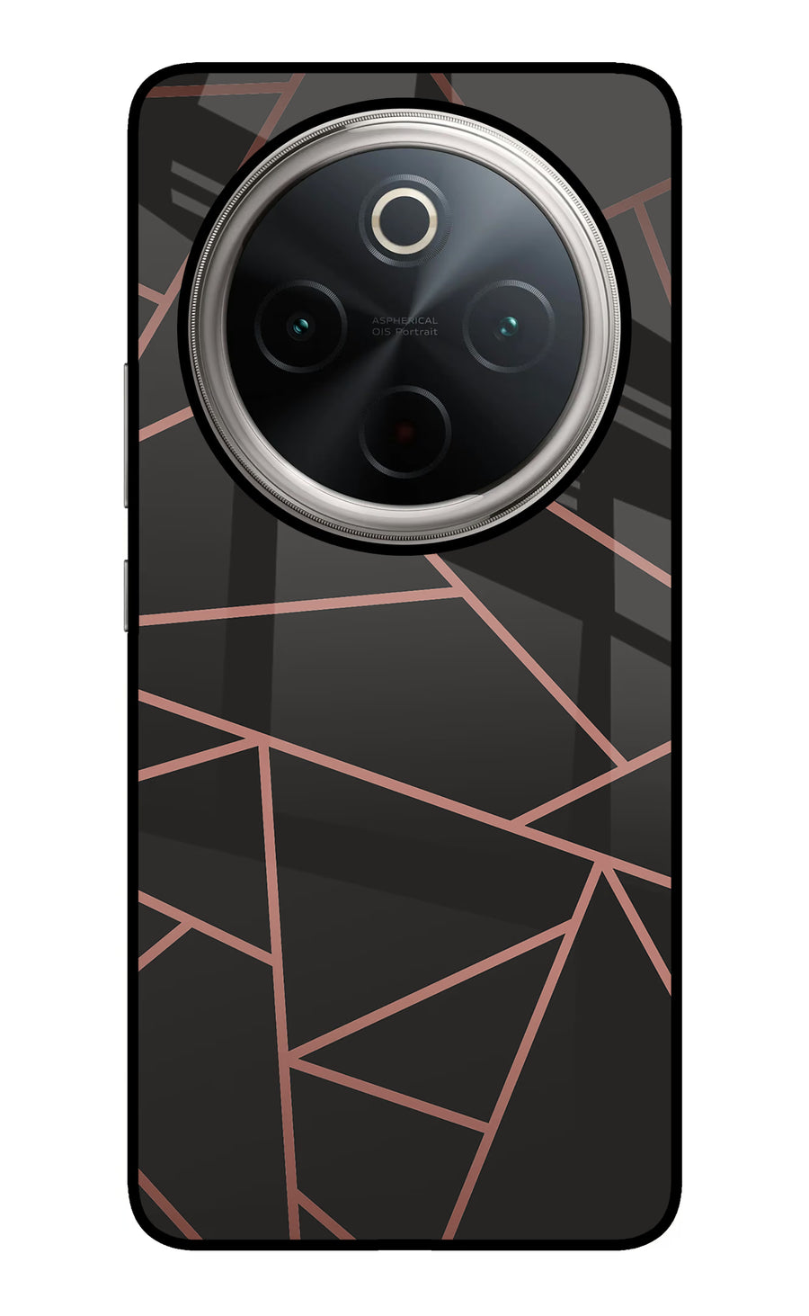 Geometric Pattern Vivo T4 5G Back Cover, Glass case