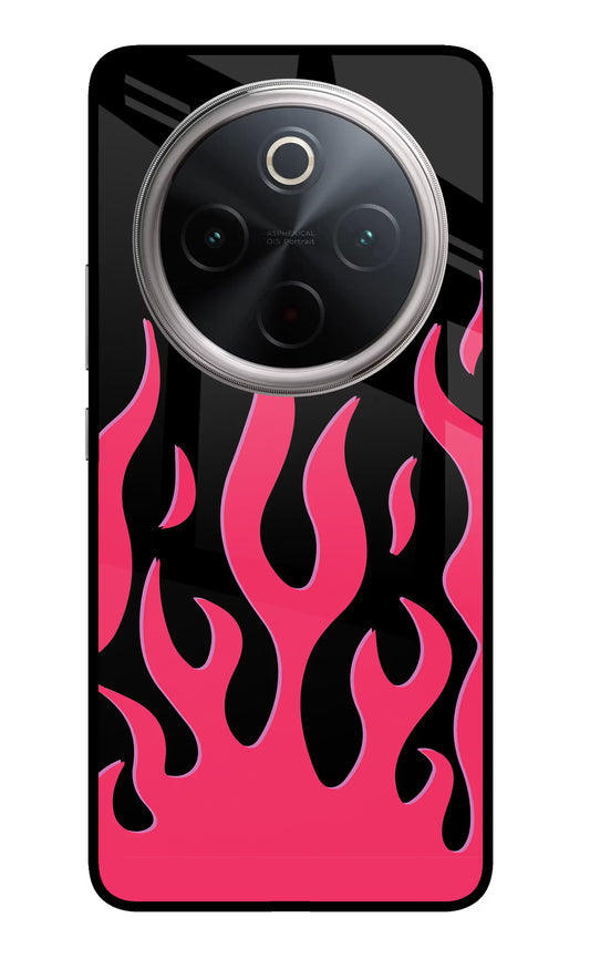 Fire Flames Vivo T4 5G Glass Case