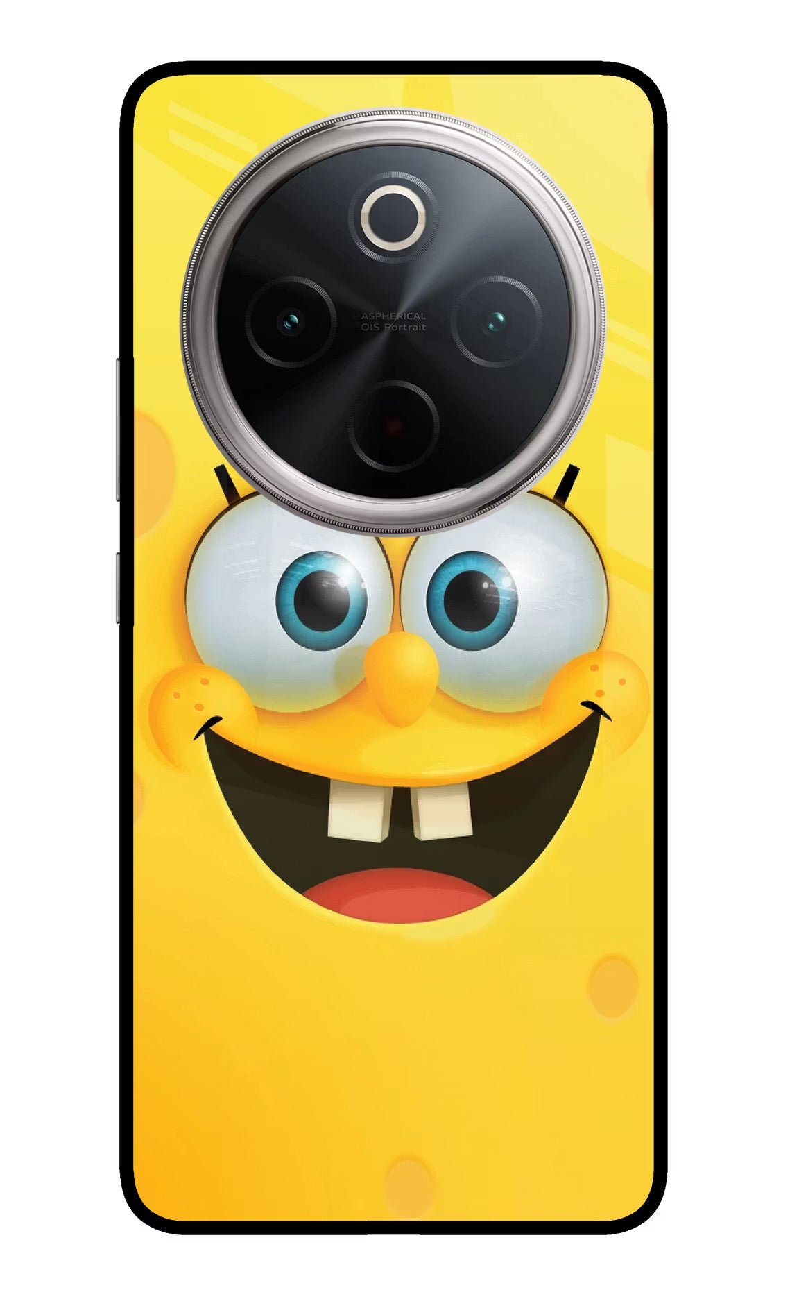 Sponge 1 Vivo T4 5G Glass Case Back Cover by Casekaro