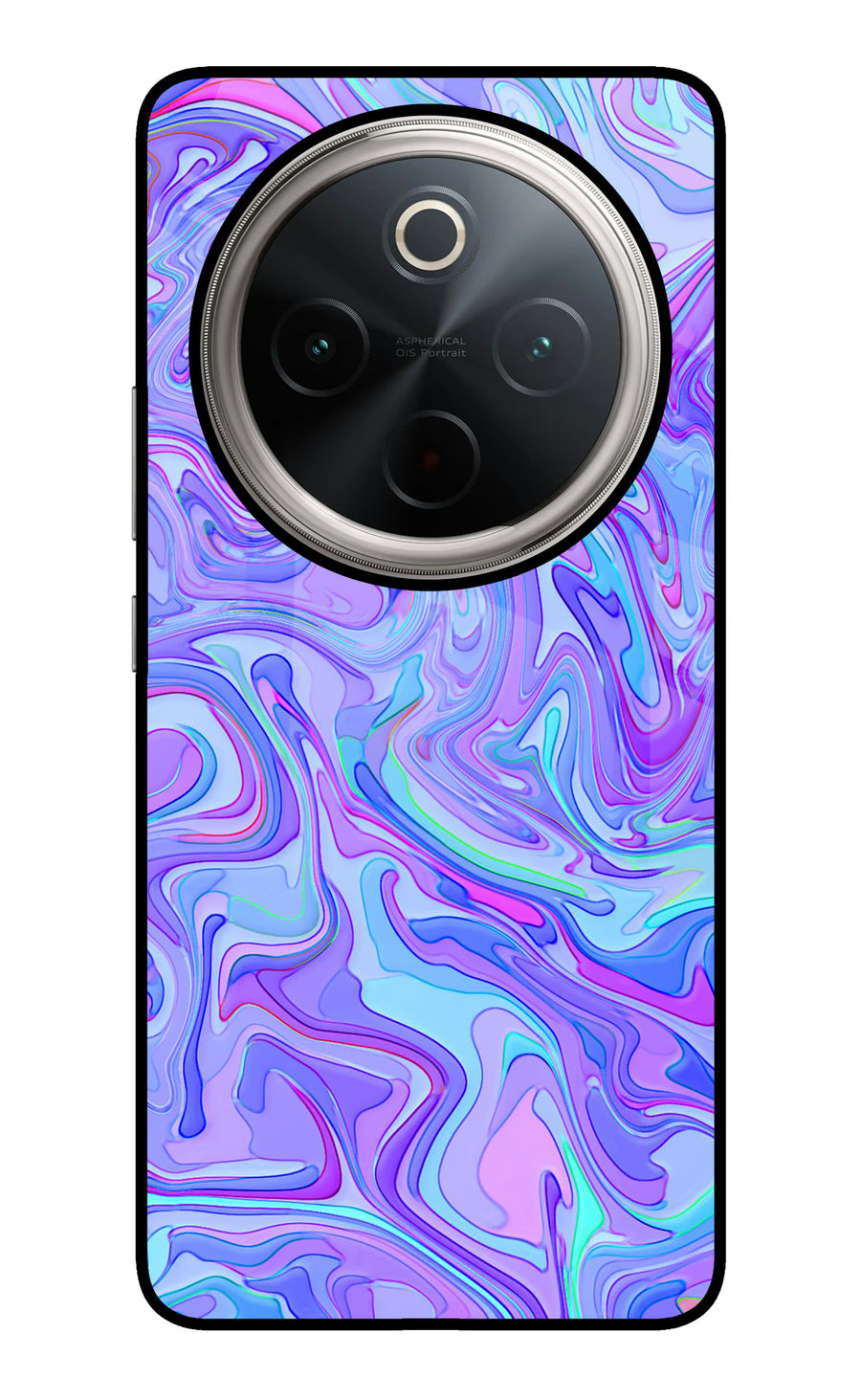 Glitter Vivo T4 5G Back Cover, Glass case