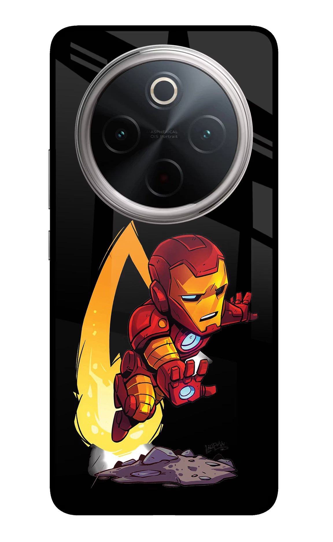 IronMan Vivo T4 5G Glass Case Back Cover by Casekaro